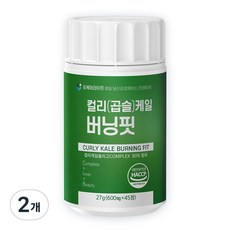 컬리케일 곱슬케일 버닝핏, 2개, 45정