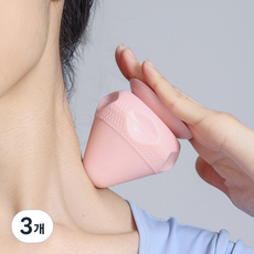 미소라인F 실리콘 흡착 마사지볼 휴대용 지압볼, 3개