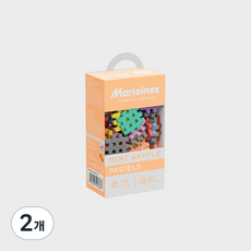 마리오넥스 소프트 블록 퍼즐 미니와플 파스텔 70pcs, 2개
