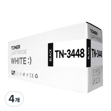 TN-3448 TN-3478 대용량 재생토너 L5100DN L5200DW L6400DW L5700DN J5700DW L6900DW, TN-3448 8000매, 4개