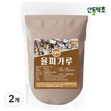 산들약초 국산 율피가루 밤속껍질가루 밤껍질가루 율피가루팩, 2개, 300g