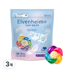 엘븐헤임 프리미엄 6in1 고농축 캡슐세제, 3개, 35개입