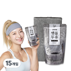 꼬박꼬밥 서리태 무가당 맷돌두유 콩물두유, 30개, 190ml