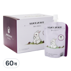 앨리스 푸룬 유산균 주스 아기주스 어린이음료 착즙, 60개, 80ml
