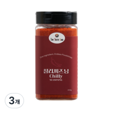 더테이스트랩 칠리 파우더 시즈닝, 3개, 240g