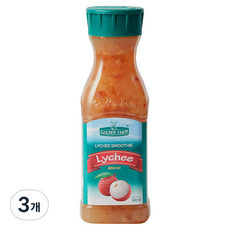 골든팜 리치 과일청, 500ml, 3개