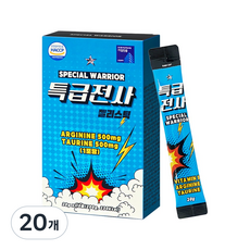특급전사 헬스장 운동전후 피로회복 에너지 부스터 젤리스틱, 20개, 20g