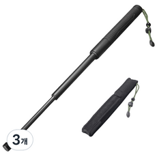 케이디 호신용 경량형 삼단봉 파우치포함, 3개