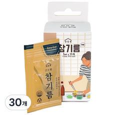 맛뜨락 고소한 일회용 여행용 캠핑용 미니 참기름 소포장, 30개, 3ml