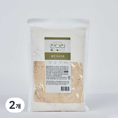 잔다리 검은콩 블랙 미숫가루, 500g, 2개