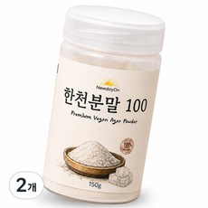 뉴데이온 한천가루 100% 식물성 비건 프리미엄 분말 파우더, 150g, 2개