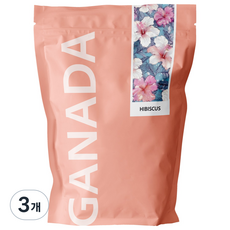 가나다 히비스커스 티백 히비스커스차 허브차, 3개, 25개입, 1g