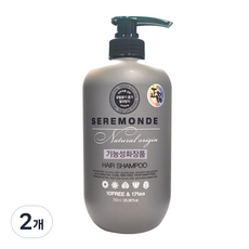 세레몽드 헤어샴푸 탈모방지 모발굵기증가 모근, 750ml, 2개
