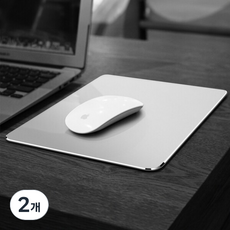 스링크 알루미늄 마우스패드, 소형, 2개