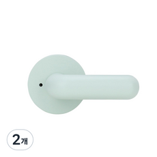 100% 뉴앙팡 방문손잡이 아이방 어린이집 유치원 학원 파스텔색상 큐티하고 안전한미니손잡이, 그린, 2개