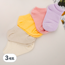 헤이루미 답례품 유치원 어린이 양말 포장백 선물 세트, 3세트, 블라썸(5색)+스티커12개