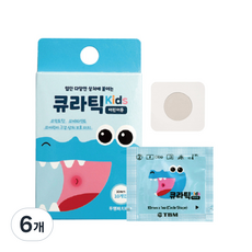 큐라틱 구강패치 키즈 (어린이용) 구강상처 입병, 6개