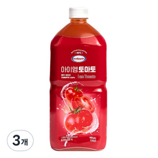 보넬드 아이엠 토마토주스 100% NFC 착즙주스, 3개, 1L