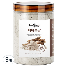 더덕가루 분말 국산 사삼, 3개, 250g