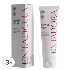 엔타도라 헤어 열보호 에센스 노워시 손상모 케어 드라이 고데기 전용 리페어밤, 3개, 120ml