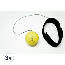 Creativeboxing TAP Ball 복서용 탭볼, 옐로우, 3개