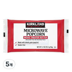 커클랜드 시그니춰 전자레인지 팝콘, 93.5g, 5개