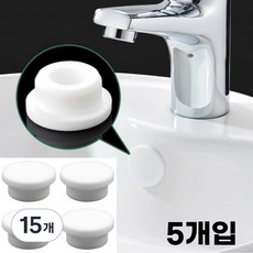 어반글로벌 배수구 오버플로우 캡 세면대 마개, 15개