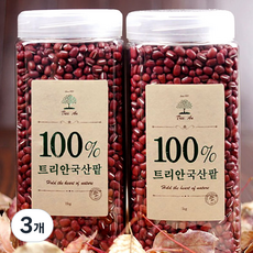 100%무농약 국산 토종팥, 3개, 1L
