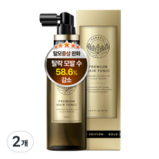 테라픽 프리미엄 헤어토닉 시너지 더블 업, 160ml, 2개