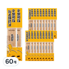 슈퍼포션 곤약쫀드기 벌크포장, 25g, 60개