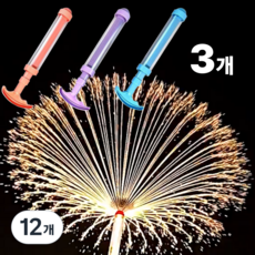 1+1+1 제이포 어린이 분수 불꽃놀이 펌프 물총 미니, 핑크 퍼플 블루, 12개