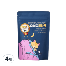 오늘도 캄나잇 무카페인 릴렉스티 흑하랑상추 카페인없는차, 4개, 1.5g, 25개입