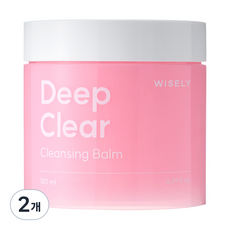 와이즐리 딥 클리어 대용량 클렌징 밤, 2개, 180ml