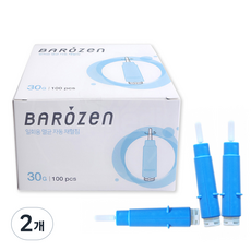 한독 바로잰 세이프티 란셋 일회용 자동 채혈침 30G, 2개, 100개입