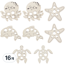 8개 인형 안전 눈 도구 나무 재질 인형 눈을 채우는 개스킷 안구 게이지 삽입 도구 6-24mm, 16개, 밝은갈색