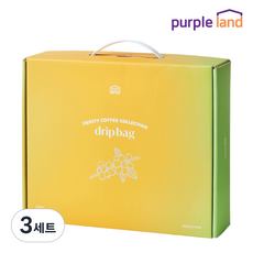 퍼플랜드 핸드드립 커피 가향 드립백 6종 선물세트, 3세트, 42개입, 11g