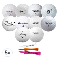 루틴골프 특a+급 골프공 로스트볼, 화이트, 5개, 10개입