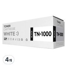 TN-1000 재생 호환 토너, 4개, 검정