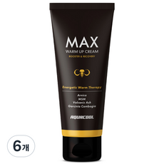 아쿠아쿨 맥스 바디크림, 80ml, 6개