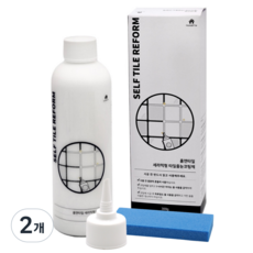 홈앤타일 세라믹형 타일줄눈리폼코팅제 벽타일시공전용 아크릴에멀젼 300g, 2개