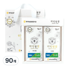 거창북부농협 국산 1등급 하성벌꿀 꿀스틱 HACCP, 90개, 12g