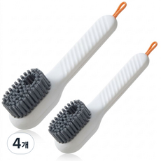 소픽 다용도 운동화 세척솔 청소솔, 4개, 화이트