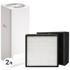 발뮤다 더 퓨어 공기청정기 호환 필터 헤파+탈취 복합형 세트 A01B-P100 THE PURE, 2개
