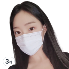 썸데이 KF94 덴탈마스크 중형 대형 개별포장, 30매입, 3개, 덴탈형 KF94 중형 화이트