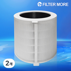 쿠쿠 공기청정기 필터 AC-17T10FWH AC-17T20FWH 헤파필터+카본 탈취필터 호환, 2개, T툴 필터