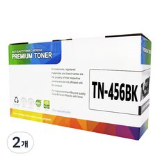 TN-456 HL-L8360CDW HL-L8260CDN MFC-L8900CDW MFC-L8690CDW, 2개, 검정