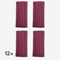 10mm 바이어스테이프 칼라바이어스 4yard, 12개, 와인