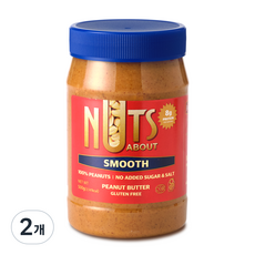 넛츠어바웃 100퍼센트 땅콩버터 스무스, 2개, 500g