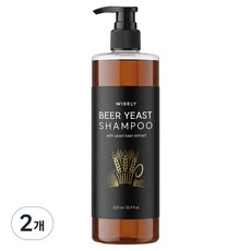 와이즐리 비타민과 단백질 가득 독일 맥주효모 탈모케어 샴푸, 2개, 500ml