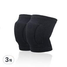 통기성 등산 달리기 스포츠 무릎보호대 BRP169, 블랙, 3개